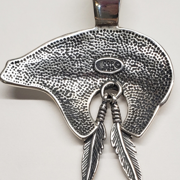 Native American COP Lrg. Brother Bear pendant. - Picture 4 of 6